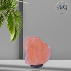 Pink Salt Lamp with Marble Base